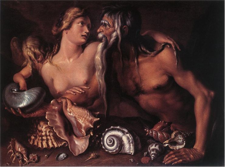 Picture Of Amphitrite And Neptune