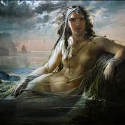 Picture Of Havfrue By Elisabeth Jerichau Baumann