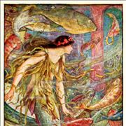 Picture Of Mermaids In Andrew Lang's Fairy Books