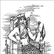 Picture Of Merman At Sea