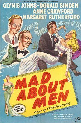 Picture Of Poster For Mad About Men 1954