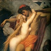 Picture Of The Fisherman And The Syren By Frederic Leighton